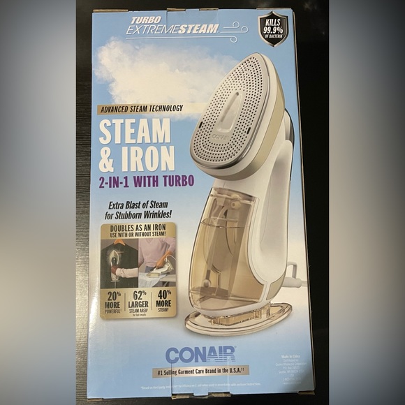 Conair ExtremeSteam 2-in-1 Handheld Steamer & Iron - Picture 1 of 3